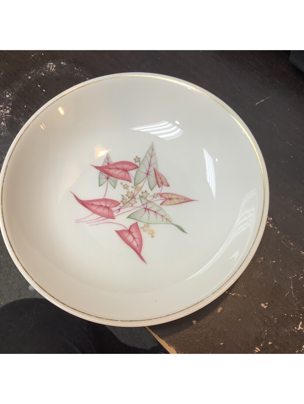 Vintage Royal York China homenberg Germany Chinese Pond Lily Bowl 7 3/4”